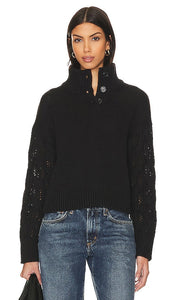 Stitches & Stripes Reagan Pullover in Black - Stitches & Stripes - Pull Reagan en noir - Stitches & Stripes Reagan 黑色套头衫 - Stitches & Stripes Reagan Pullover in Schwarz - Stitches & Stripes Reagan 풀오버 블랙 색상 - Pullover Reagan con punti e strisce in nero