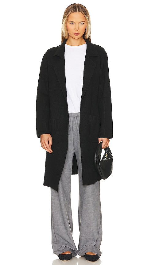Stitches & Stripes Remy Coat in Black - Manteau Remy Stitches & Stripes en noir - Stitches & Stripes Remy 黑色外套 - Stitches & Stripes Remy Mantel in Schwarz - Stitches & Stripes 레미 코트블랙 색상 - Cappotto Remy con cuciture e strisce in nero