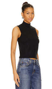 Stitches & Stripes Remy Sleeveless Top in Black