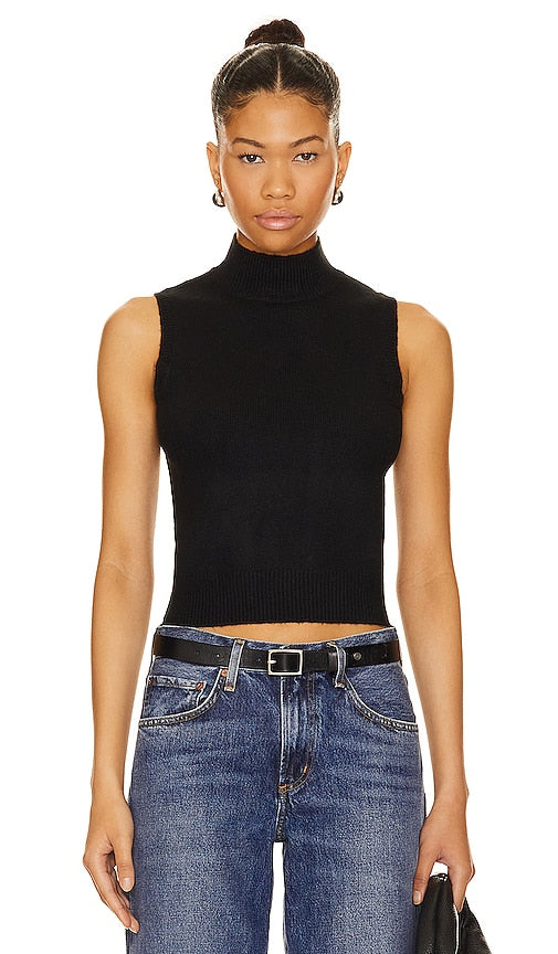 Stitches & Stripes Remy Sleeveless Top in Black - Stitches & Stripes - Haut sans manches Remy en noir - Stitches & Stripes Remy 黑色无袖上衣 - Stitches & Stripes Remy Ärmelloses Top in Schwarz - Stitches & Stripes Remy 민소매 탑블랙 색상 - Top senza maniche Stitches & Stripes Remy in nero