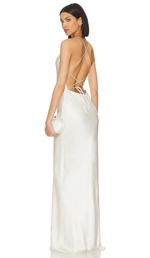 Stone Cold Fox x REVOLVE Gatsby Gown in White - Stone Cold Fox x REVOLVE ROBE Gatsby en Blanc - Stone Cold Fox x REVOLVE Gatsby 白色礼服 - Stone Cold Fox x REVOLVE Gatsby-Kleid in Weiß - Stone Cold Fox x REVOLVE 개츠비 가운 화이트 색상 - Abito Stone Cold Fox x REVOLVE Gatsby in bianco
