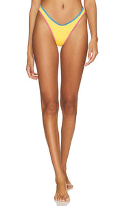 Stone Fox Swim Moon Bikini Bottom in Yellow - Stone Fox - Swim Moon - Bas de bikini jaune - Stone Fox Swim Moon 黄色比基尼泳裤 - Stone Fox Swim Moon Bikinihose in Gelb - Stone Fox Swim Moon 비키니 하의 옐로우 색상 - Slip bikini Stone Fox Swim Moon in giallo