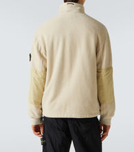 Stone Island Compass cotton-blend fleece jacket