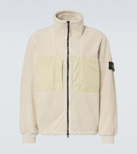 Stone Island Compass cotton-blend fleece jacket