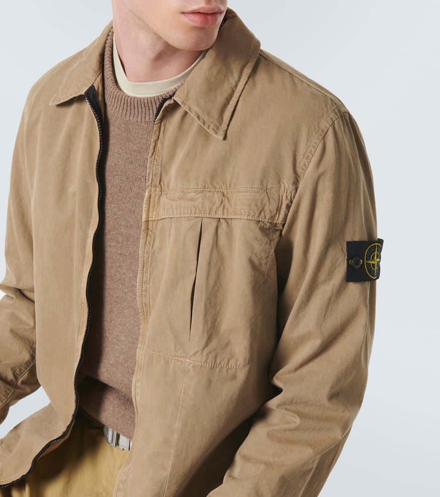 Stone Island Compass cotton canvas jacket