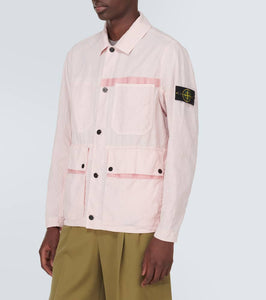 Stone Island Compass linen-blend jacket