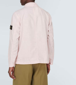 Stone Island Compass linen-blend jacket