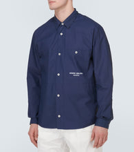 Stone Island Marina striped cotton overshirt