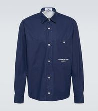 Stone Island Marina striped cotton overshirt