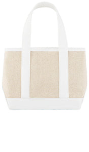 Stoney Clover Lane Canvas Mini Shopper Tote in Neutral