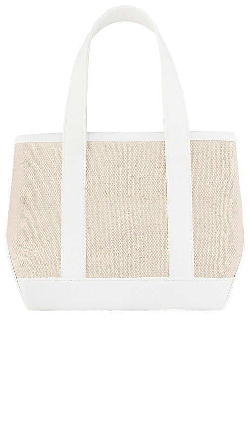 Stoney Clover Lane Canvas Mini Shopper Tote in Neutral - Stoney Clover Lane - Mini cabas en toile - Neutre - Stoney Clover Lane 中性色帆布迷你购物托特包 - Stoney Clover Lane Mini-Shopper-Tasche aus Segeltuch in Neutral - Stoney Clover Lane 캔버스 미니 쇼퍼 토트백 색상 - Mini borsa shopper in tela Stoney Clover Lane in colore neutro