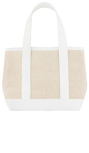 Stoney Clover Lane Canvas Mini Shopper Tote in Neutral - Stoney Clover Lane - Mini cabas en toile - Neutre - Stoney Clover Lane 中性色帆布迷你购物托特包 - Stoney Clover Lane Mini-Shopper-Tasche aus Segeltuch in Neutral - Stoney Clover Lane 캔버스 미니 쇼퍼 토트백 색상 - Mini borsa shopper in tela Stoney Clover Lane in colore neutro