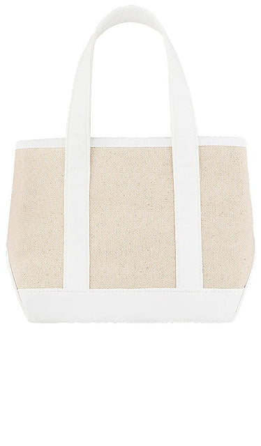 Stoney Clover Lane Canvas Mini Shopper Tote in Neutral - Stoney Clover Lane - Mini cabas en toile - Neutre - Stoney Clover Lane 中性色帆布迷你购物托特包 - Stoney Clover Lane Mini-Shopper-Tasche aus Segeltuch in Neutral - Stoney Clover Lane 캔버스 미니 쇼퍼 토트백 색상 - Mini borsa shopper in tela Stoney Clover Lane in colore neutro