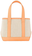 Stoney Clover Lane Canvas Mini Shopper Tote in Orange