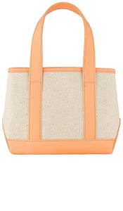 Stoney Clover Lane Canvas Mini Shopper Tote in Orange