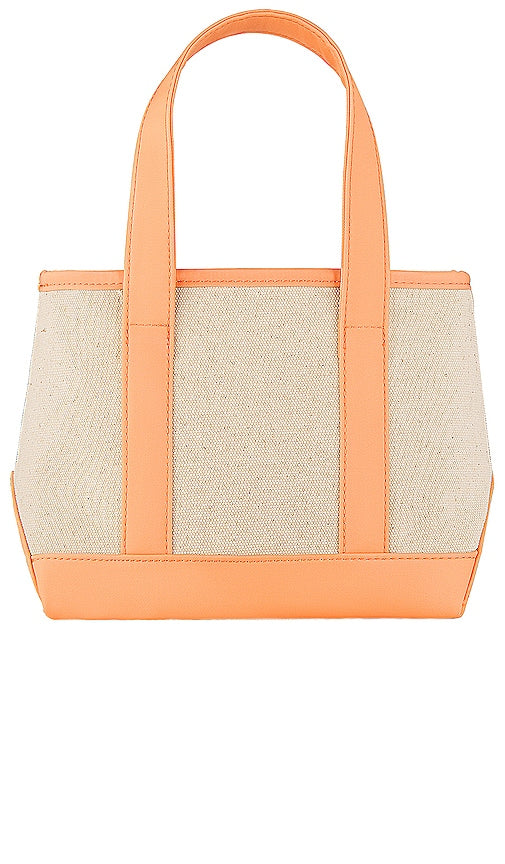 Stoney Clover Lane Canvas Mini Shopper Tote in Orange - Stoney Clover Lane Mini cabas en toile Orange - Stoney Clover Lane 橙色帆布迷你购物托特包 - Stoney Clover Lane Mini-Shopper-Tasche aus Segeltuch in Orange - Stoney Clover Lane 캔버스 미니 쇼퍼 토트(오렌지 색상) - Mini borsa shopper in tela Stoney Clover Lane in arancione