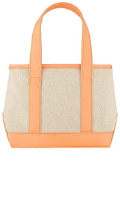 Stoney Clover Lane Canvas Mini Shopper Tote in Orange - Stoney Clover Lane Mini cabas en toile Orange - Stoney Clover Lane 橙色帆布迷你购物托特包 - Stoney Clover Lane Mini-Shopper-Tasche aus Segeltuch in Orange - Stoney Clover Lane 캔버스 미니 쇼퍼 토트(오렌지 색상) - Mini borsa shopper in tela Stoney Clover Lane in arancione