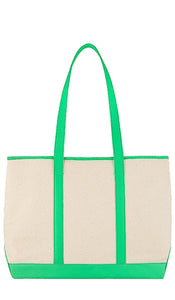 Stoney Clover Lane Canvas Small Shopper Tote in Neutral