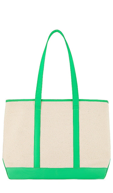 Stoney Clover Lane Canvas Small Shopper Tote in Neutral - Stoney Clover Lane - Petit cabas en toile - Neutre - Stoney Clover Lane 帆布小号购物托特包（中性色） - Kleine Shopper-Tasche aus Canvas von Stoney Clover Lane in Neutral - Stoney Clover Lane 캔버스 스몰 쇼퍼 토트백 색상 - Borsa shopper piccola in tela Stoney Clover Lane in colore neutro