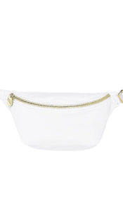 Stoney Clover Lane Classic Fanny Pack in White - Stoney Clover Lane - Sac banane classique en blanc - Stoney Clover Lane 经典白色腰包 - Klassische Gürteltasche von Stoney Clover Lane in Weiß - Stoney Clover Lane 클래식 패니 팩 화이트 색상 - Marsupio classico Stoney Clover Lane in bianco