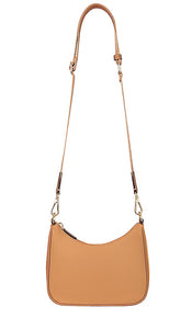 Stoney Clover Lane Curved Crossbody in Tan