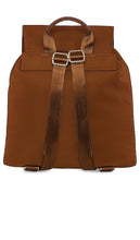 Stoney Clover Lane Flap Backpack in Chocolate