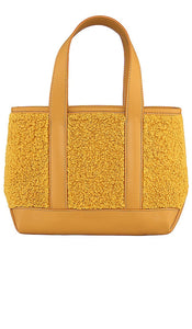 Stoney Clover Lane Sherpa Mini Shopper Tote in Mustard - Stoney Clover Lane Sherpa Mini Shopper Tote en moutarde - Stoney Clover Lane 芥末色夏尔巴迷你购物托特包 - Stoney Clover Lane Sherpa Mini Shopper-Tasche in Senf - Stoney Clover Lane 셰르파 미니 쇼퍼 토트 머스타드 색상 - Mini borsa shopper Sherpa Stoney Clover Lane color senape