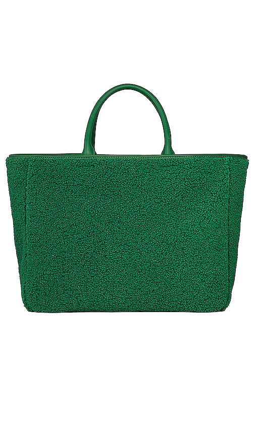 Stoney Clover Lane Sherpa Tote Bag in Dark Green