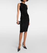 Stouls Eva leather midi dress