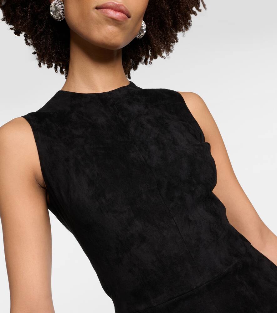 Stouls Eva leather midi dress