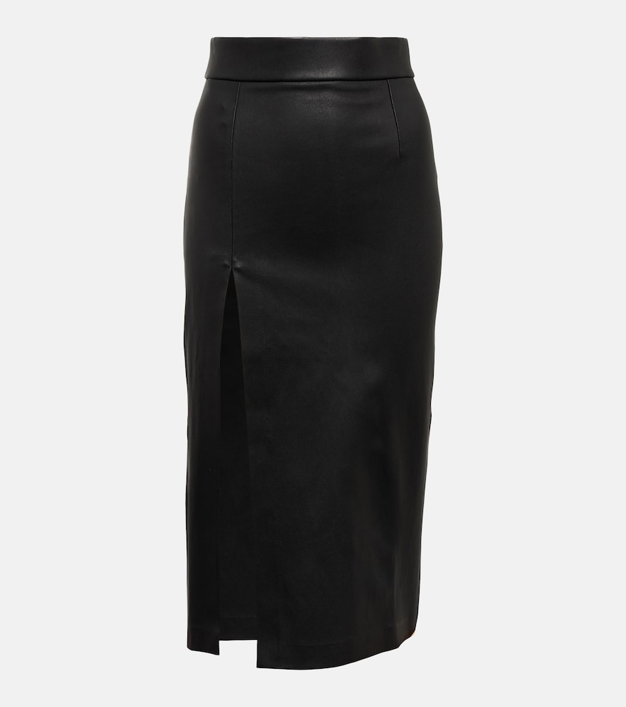 Stouls Lea leather midi skirt - Stouls Lea 皮革中长裙