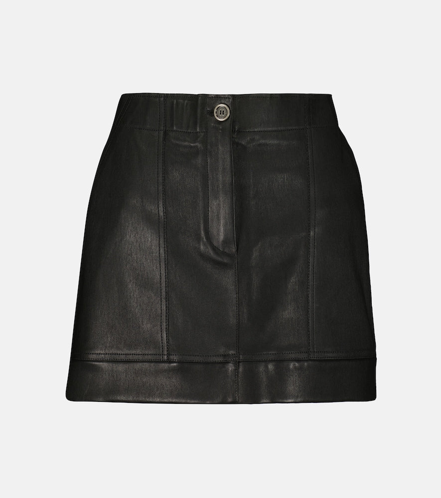 Stouls Linette leather miniskirt - Stouls Linette 皮革迷你裙