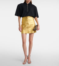 Stouls Lucie 22 leather miniskirt