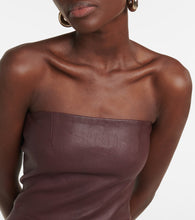Stouls Mona 23 leather midi dress
