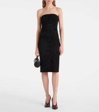 Stouls Monica suede midi dress