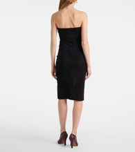 Stouls Monica suede midi dress