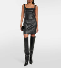 Stouls Nino leather minidress
