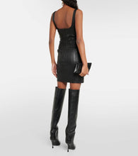 Stouls Nino leather minidress