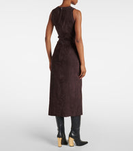 Stouls Taylor suede midi skirt