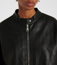 Stouls Will leather bomber jacket