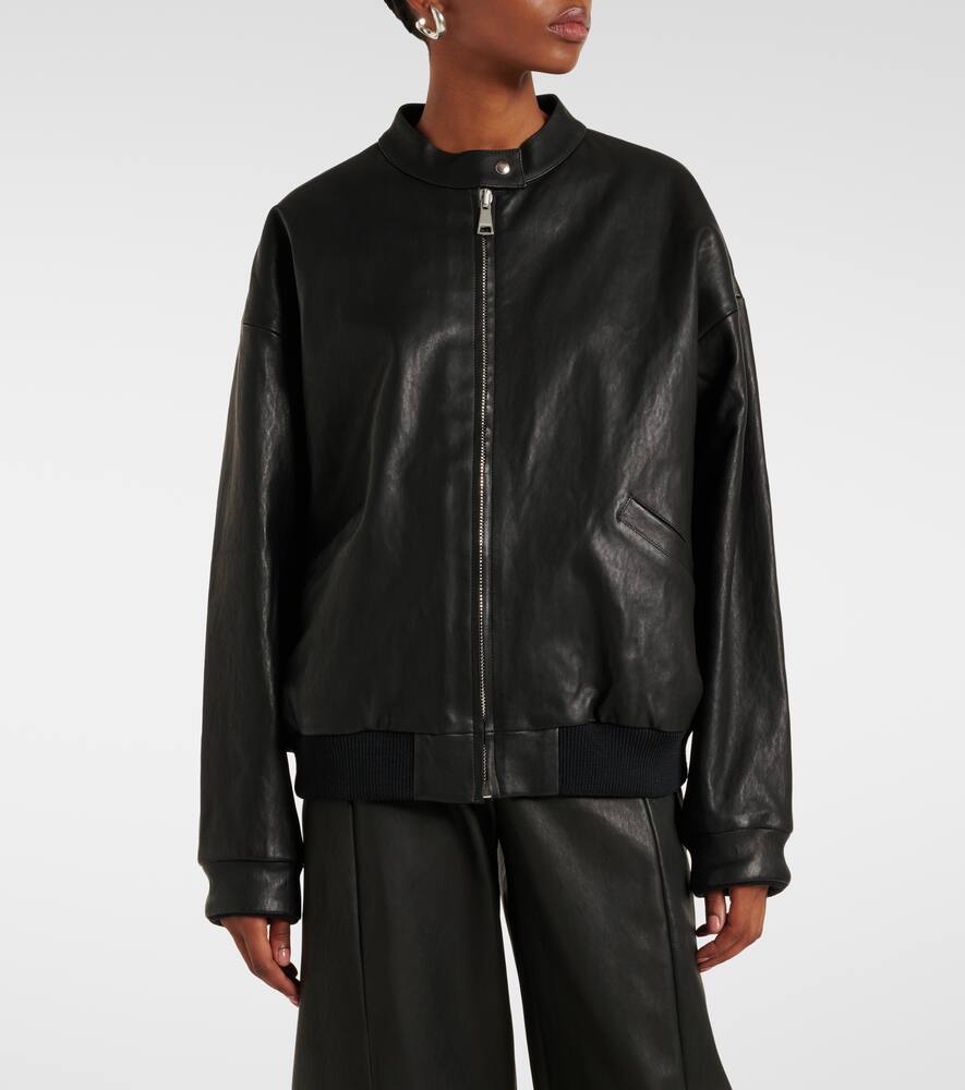 Stouls Will leather bomber jacket