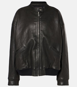 Stouls Will leather bomber jacket