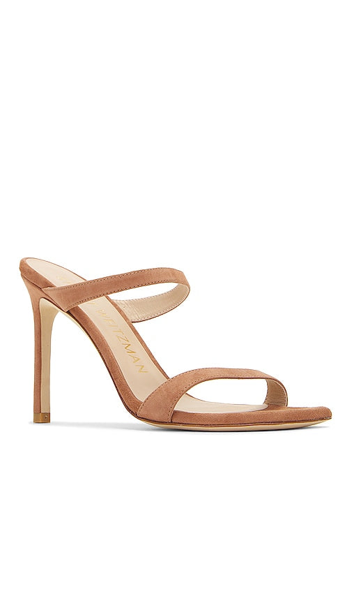 Stuart Weitzman Aleena 100 Mule in Brown
