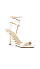Stuart Weitzman Nudist Wrap 100 Sandal in Cream