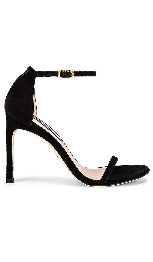 Stuart Weitzman Nudistsong Heel in Black - Stuart Weitzman Nudistsong Talon en Noir - Stuart Weitzman 黑色 Nudistong 高跟鞋 - Stuart Weitzman Nudistsong Heel in Schwarz - Stuart Weitzman 누디스트송 힐 블랙 색상 - Stuart Weitzman Tacco per nudisti in nero