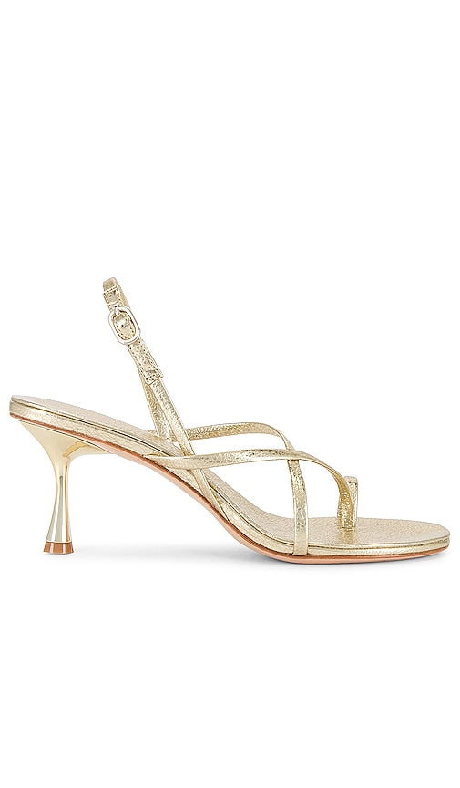 Studio Amelia Agatha 70 Heel in Metallic Gold - Talon Studio Amelia Agatha 70 en or métallisé - Studio Amelia Agatha 70 金属金色高跟鞋 - Studio Amelia Agatha 70-Absatz in Metallic-Gold - Studio Amelia Agatha 70 힐 메탈릭 골드 소재 - Tacco Studio Amelia Agatha 70 in oro metallizzato