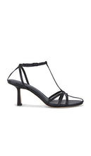 Studio Amelia Aviary 70 Heel in Black | Black Open Toe Heels for Women