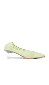 Studio Amelia Iris 50 Heel in Green | Green Pump Heels for Women