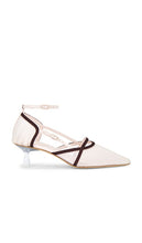 Studio Amelia Ophelia 50 Heel in Blush | Burgundy & Light Sand Pump Heels for Women