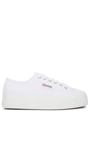 Superga 2740 Mid Platform Sneaker in White - Superga - 2740 - Baskets mi-plateformes - Blanc - Superga 2740 白色中底运动鞋 - Superga 2740 Mid Plateau Sneaker in Weiß - Superga 2740 미드 플랫폼 스니커즈화이트 색상 - Sneaker Superga 2740 con piattaforma media di colore bianco